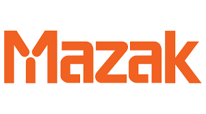 Mazak Logo oranged on white